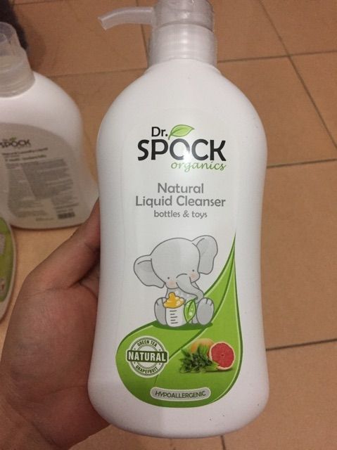 Nước rửa bình sữa organic chiết xuất thiên nhiên Dr. Spock 450ml