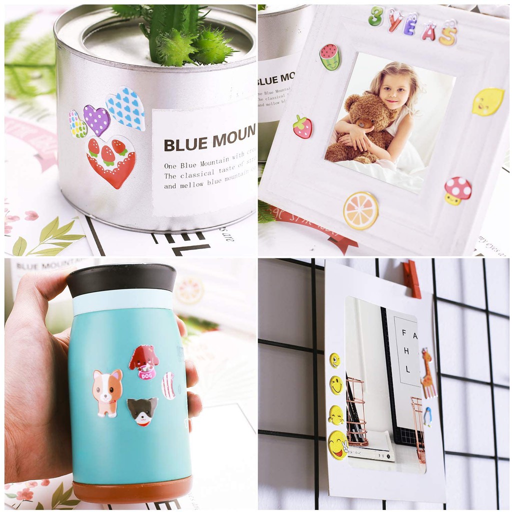 FEPITO 10pcs Hình Dán Hoạt Hình Dành Cho Trẻ Em Hình Dán Hoạt Hình