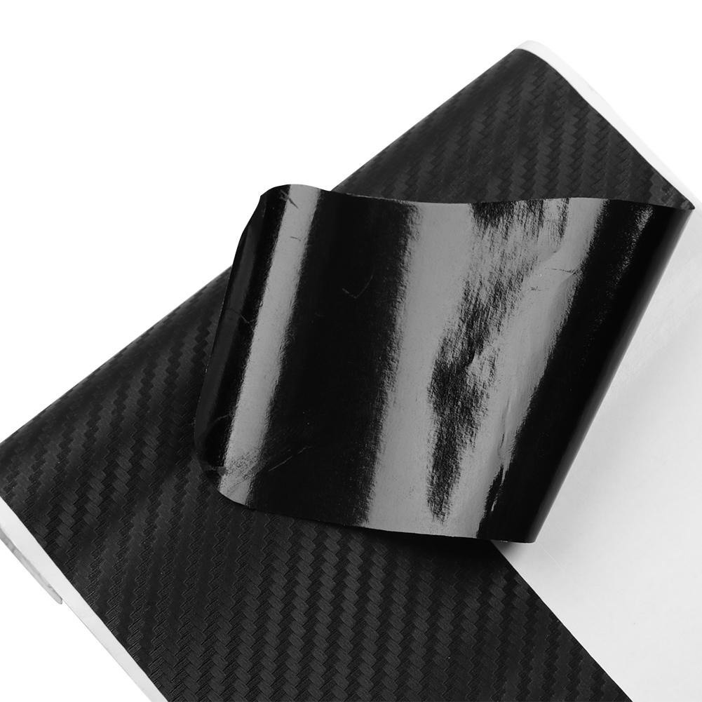 Bộ 4 Miếng Dán Bảo Vệ Chống Trầy Xước Bằng Sợi Carbon Cho Cửa Xe Hơi