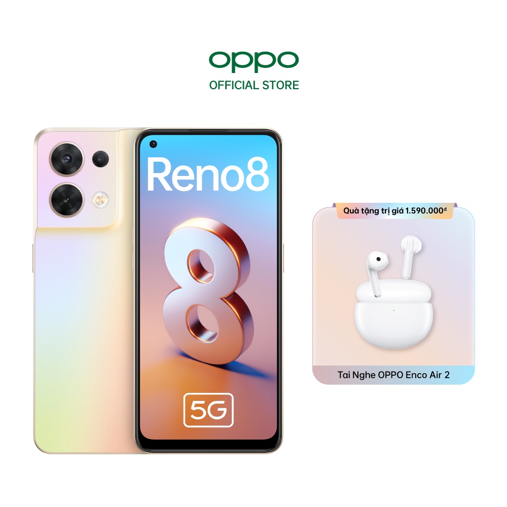 Điện Thoại OPPO RENO8 5G (8GB/256GB) - Hàng Chính Hãng