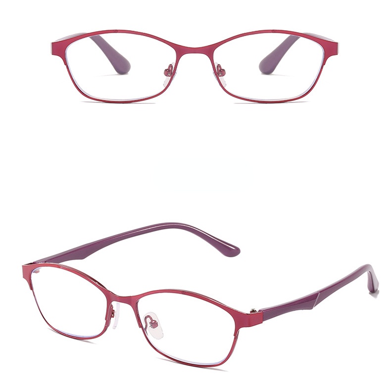 Kính Cận Gọng Kim Loại Chống Ánh Sáng Xanh Cho Nam/Nữ