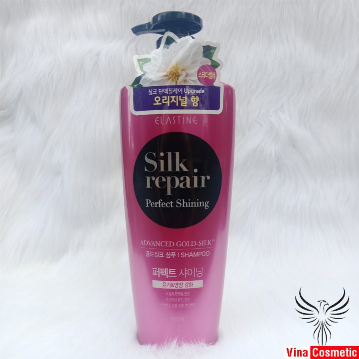 DẦU GỘI ELASTINE SILK REPAIR 550ml