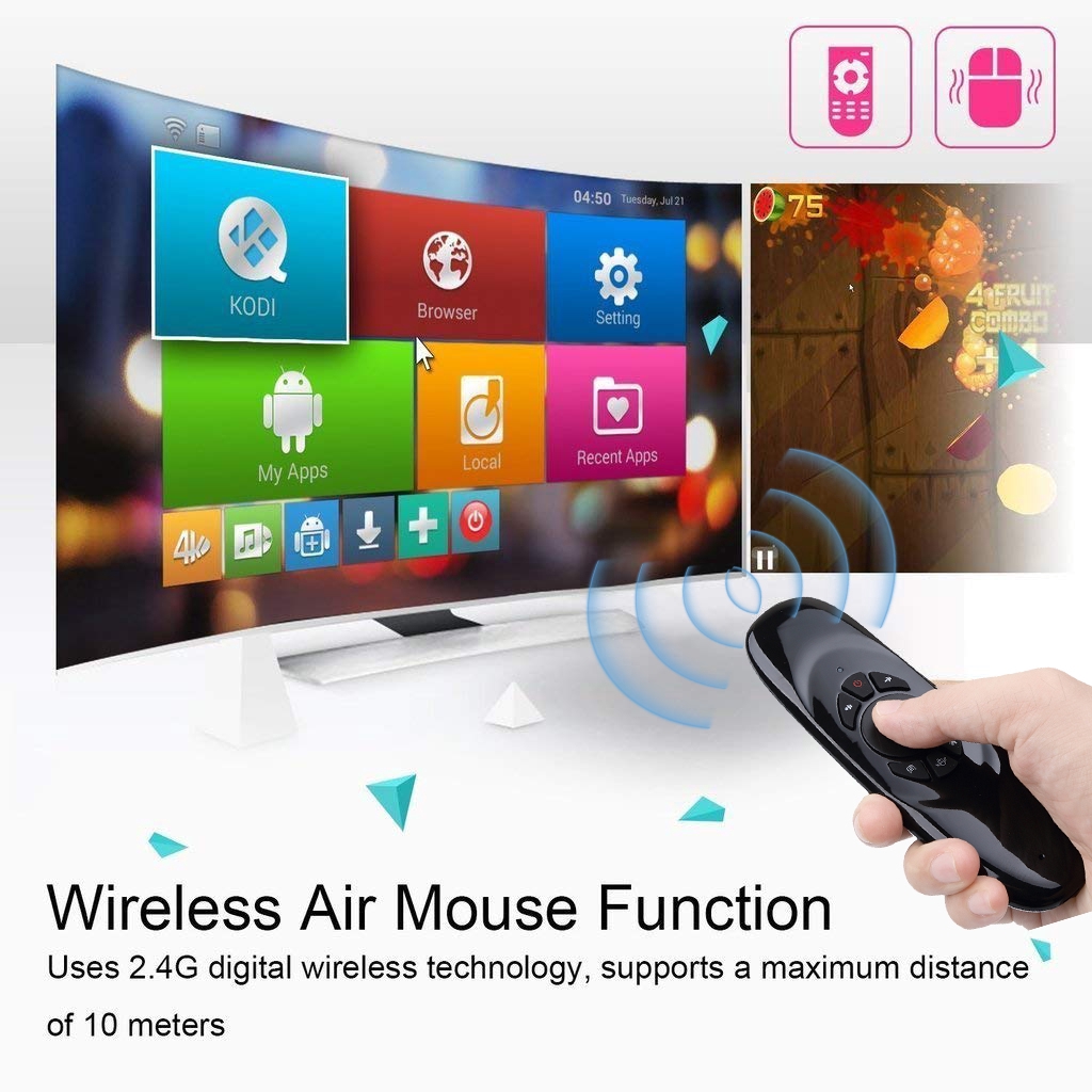 2.4GHz Wireless Remote Control Mini Keyboard Air Mouse