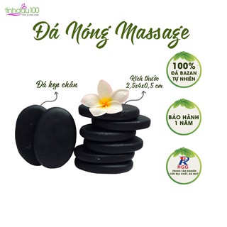 Đá massage kẹp chân, đá bazan, đá nóng