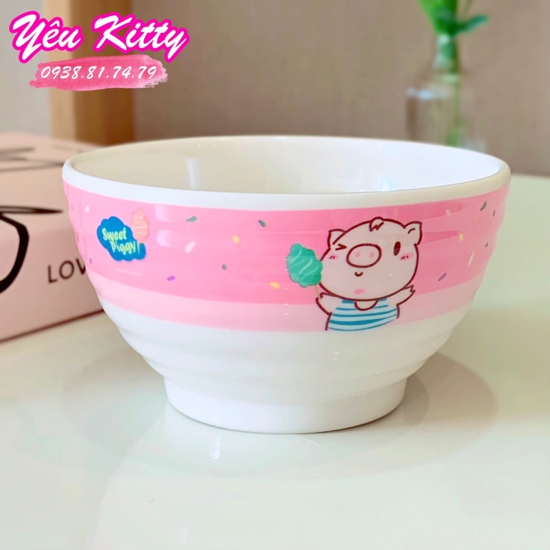 CHÉN LY MUỖNG HEO HỒNG