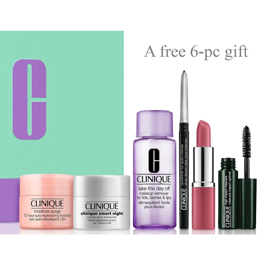 Set Quà Tặng Đặc Biệt Clinique Gift Gồm 6 Món - Made In Canada