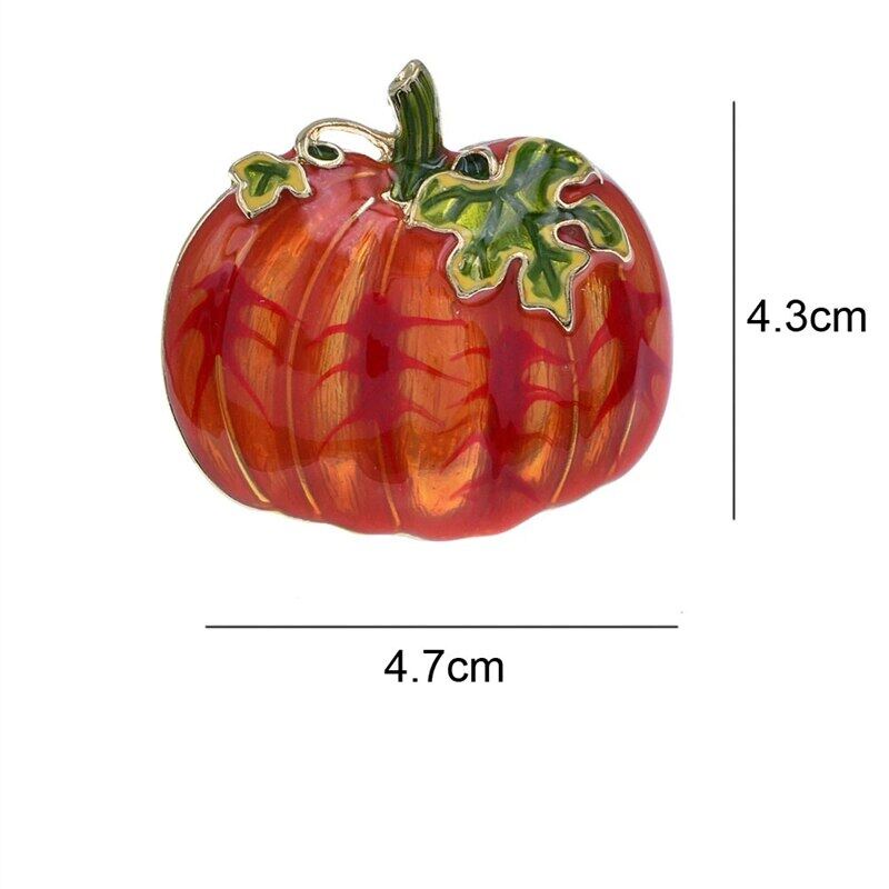 Ghim Cài Áo Hình Bí Ngô Halloween Ngộ Nghĩnh Mới