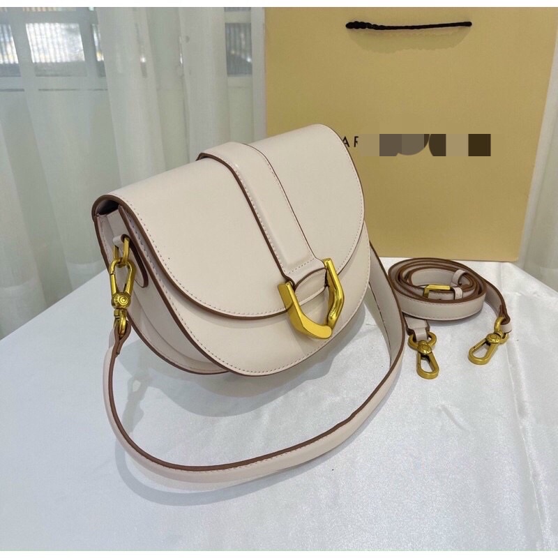 Túi xách nữ chữ C Quảng Châu khóa móng ngựa hai dây da hai dây da vừa đeo vai - đeo chéo