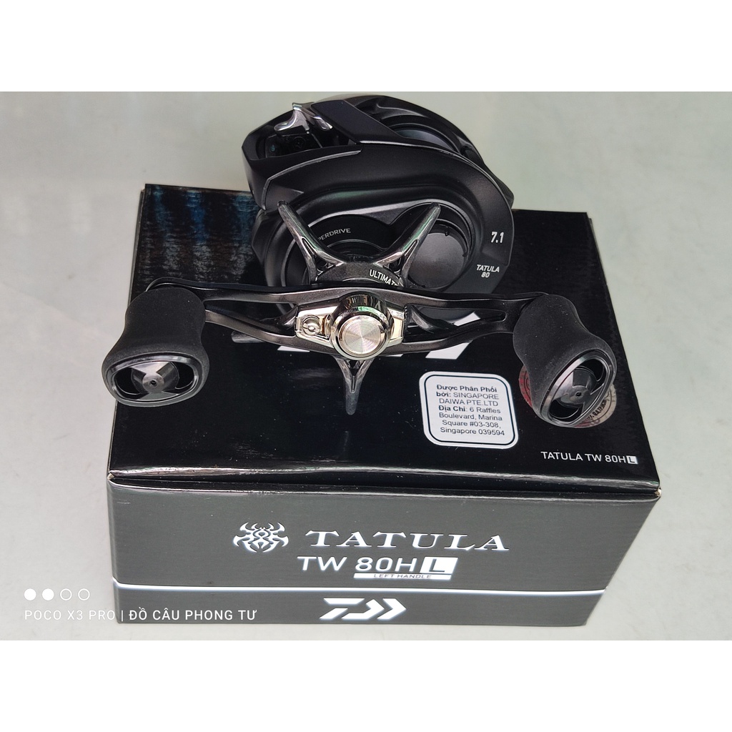 Máy câu ngang tay trái DAIWA TATULA TW 80HL