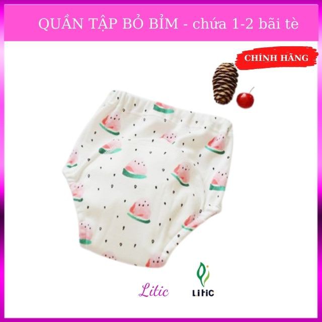 Quần tập bỏ tã 6 lớp Goodmama cao cấp cho bé - Đủ size từ 6-15kg - Giao màu ngẫu nhiên