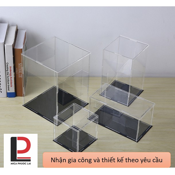 Hộp mica trưng bày mô hình, show sản phẩm siêu trong suốt