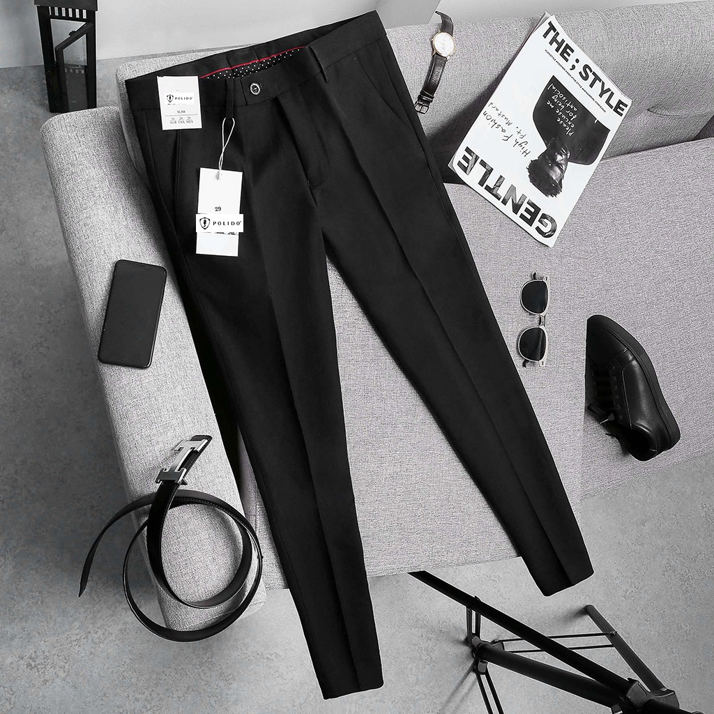 Quần Âu Nam Chất Vải Dày Dặn Giữ Form Chuẩn Cực Bền, Phong Cách Công Sở Lịch Lãm - POLIDO | BigBuy360 - bigbuy360.vn