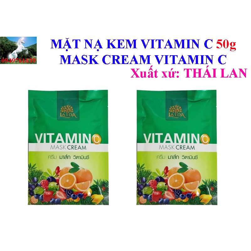 MẶT NẠ KEM VITAMIN C