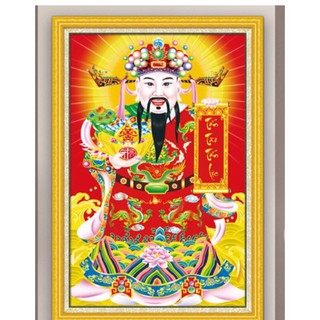 Tranh đính đá Thần Tài Lg1448 chưa đính