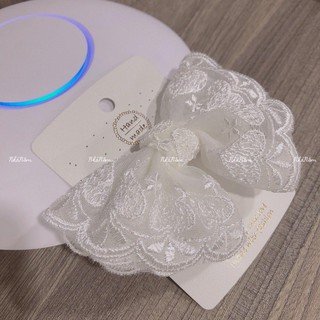 🎀 kẹp nơ ren rũ xinh xắn -