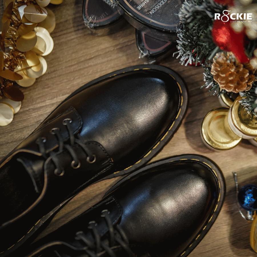 Giày nam da thật Dr Martens 8053 - Da bò thật cao cấp nhập khẩu - Đen- DRAD01DE - Phát hiện giả da đền gấp 10 - R8ckie