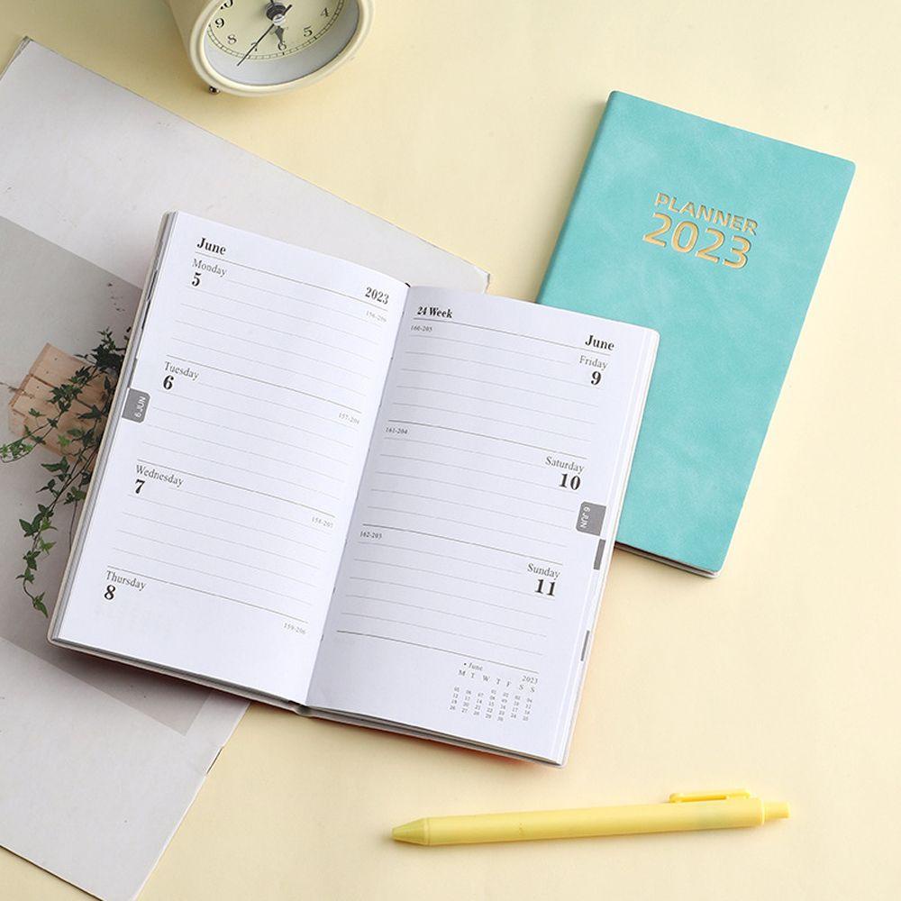 PEWANY Sổ Tay Agenda Khổ A6 Bản Tiếng Anh Dùng Làm Quà Tặng Cho Học Sinh