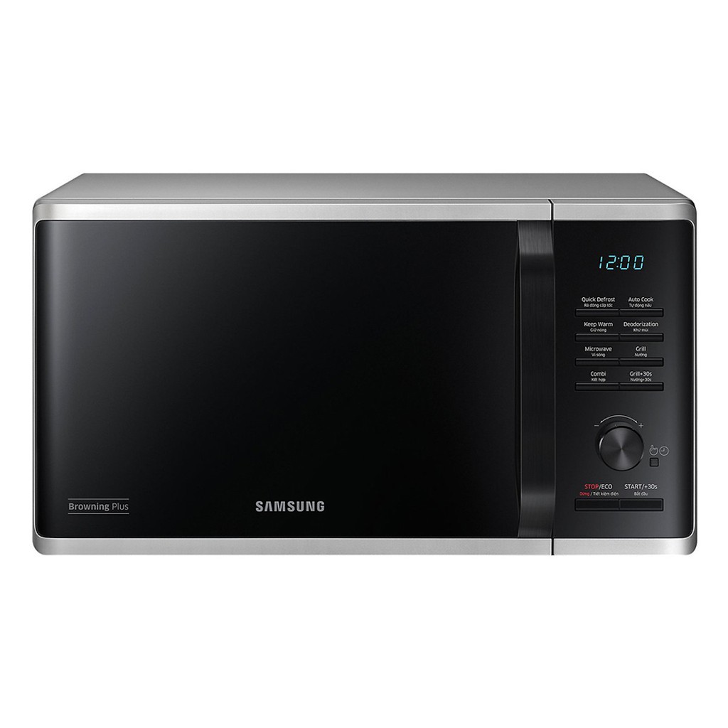 Lò Vi Sóng Tráng Men Có Nướng Samsung MG23K3515AS/SV(23 lít) Hlens