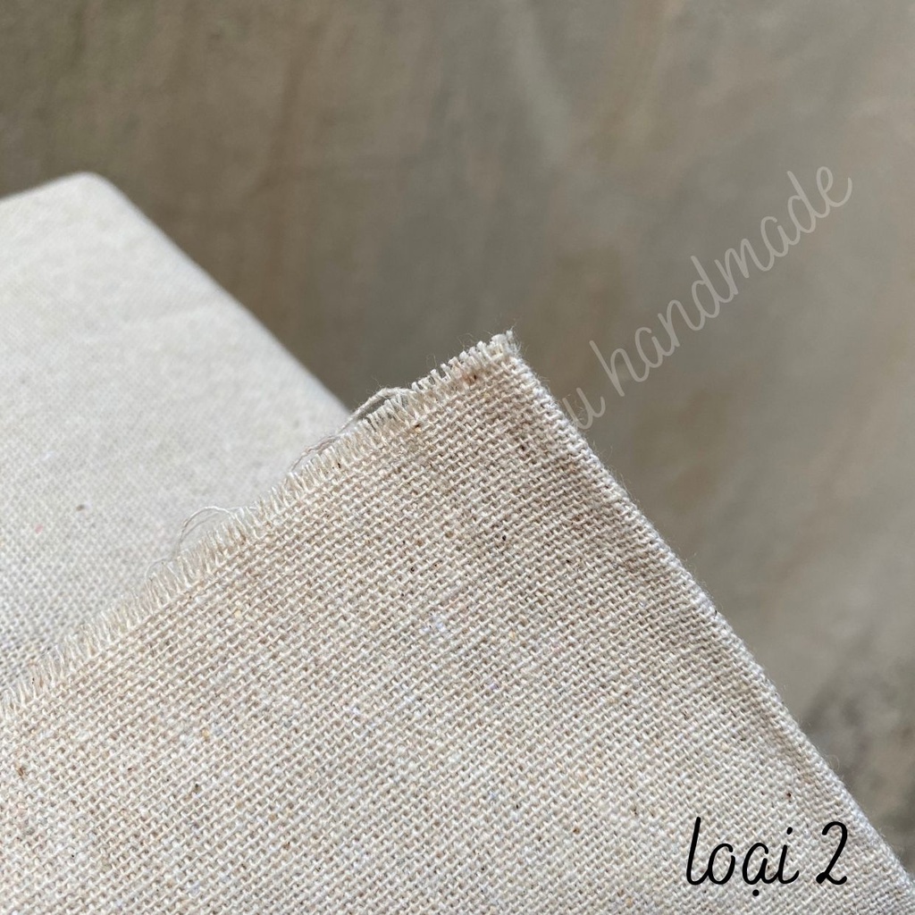 Vải Thô Mộc Thêu Tay 2 Kích Thước  Và