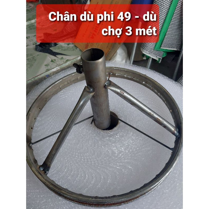 Chân Dù Chợ Phi 49 - chưa có bê tông