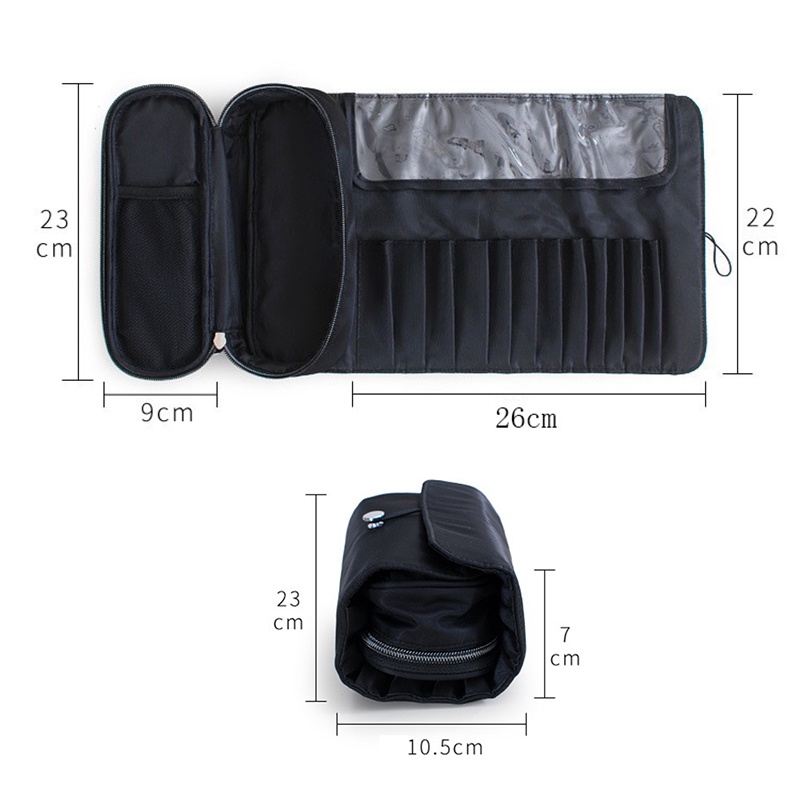 Túi Đựng Cọ Trang Điểm Dung Tích Lớn Chống Nước Có Thể Gấp Gọn Ốp