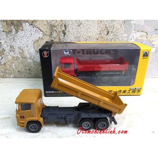 Mô hình xe công trình Tải ben thùng dài 1:60