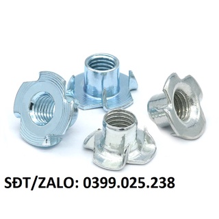 Combo 10 con đai ốc chữ T đai ốc gỗ mạ kẽm cho ngành gỗ