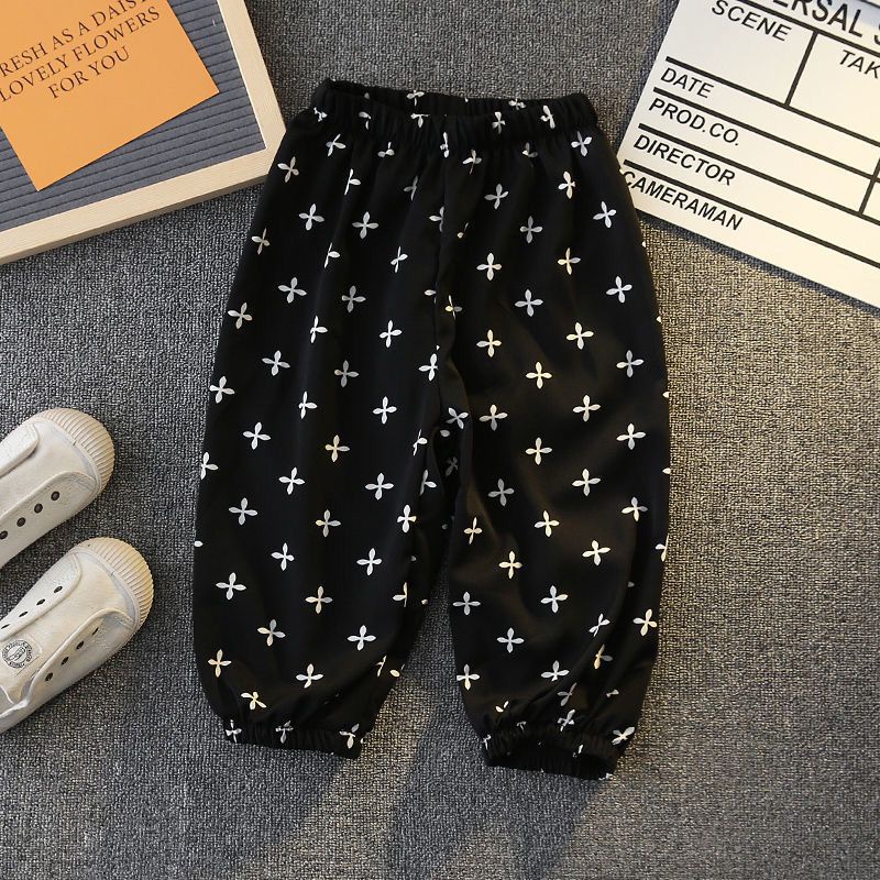 Quần Legging Chống Muỗi Dáng Rộng Thời Trang Mùa Hè Cho Bé Trai Và Gái