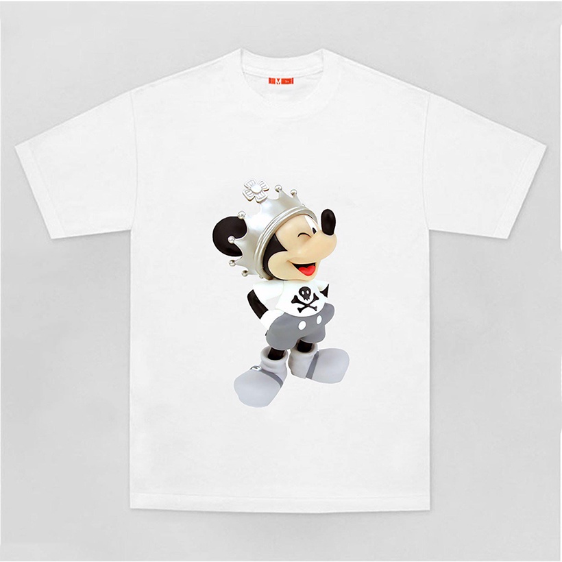Áo thun tay ngắn cao cấp mẫu king mickey cotton 100% co giãn 4 chiều