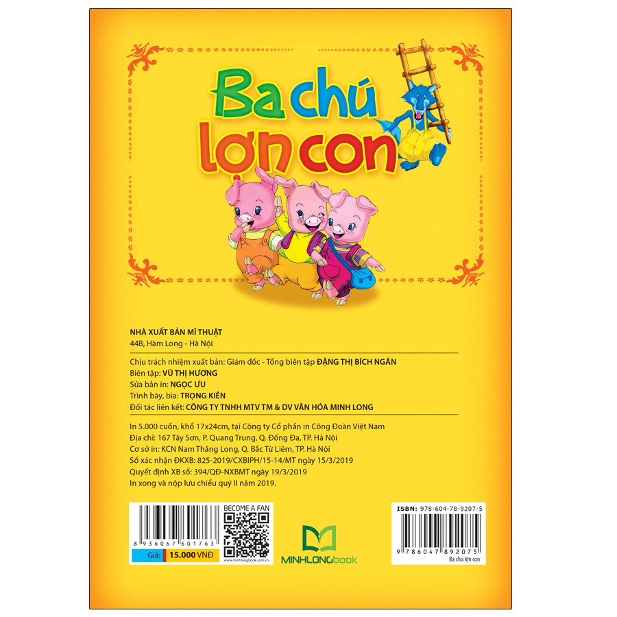 Sách: Ba Chú Lợn Con