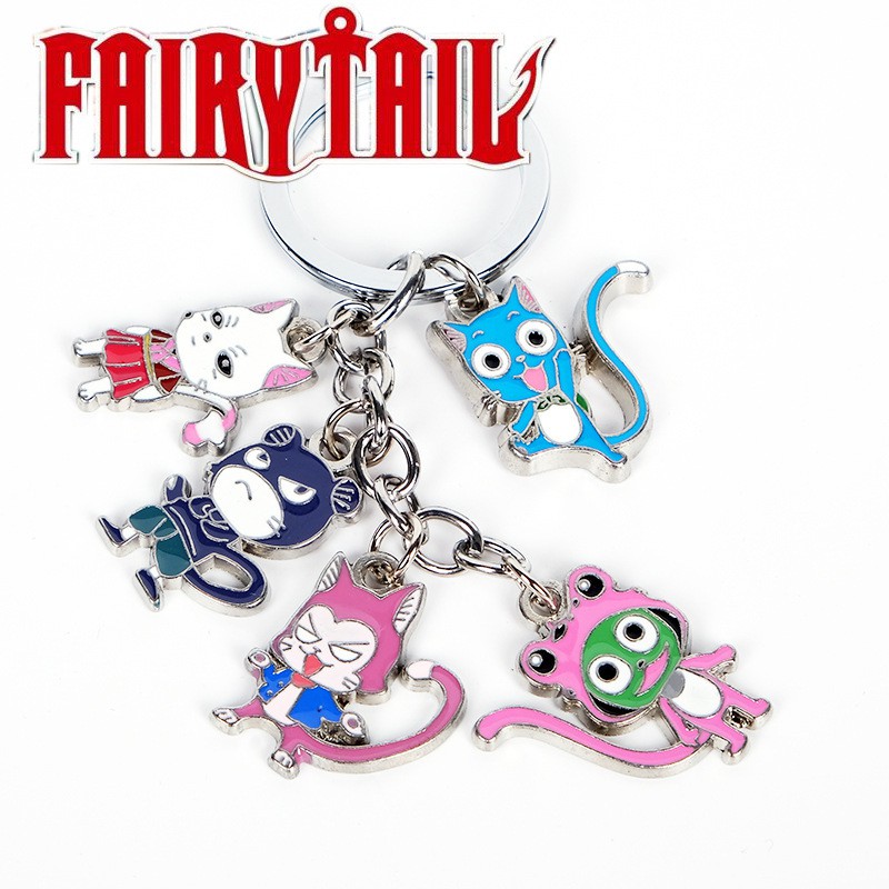 Móc Khóa Hình Nhân Vật Lucy Trong Fairy Tail Bằng Hợp Kim