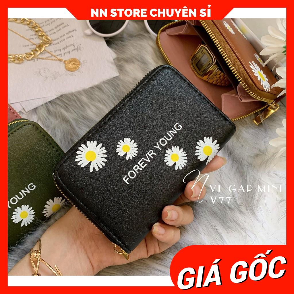 VÍ MINI HOA CÚC XINH XẮN V77 - 113 ⚡FREESHIP⚡100% ẢNH THẬT⚡ NN CHUYÊN SỈ - NN STORE