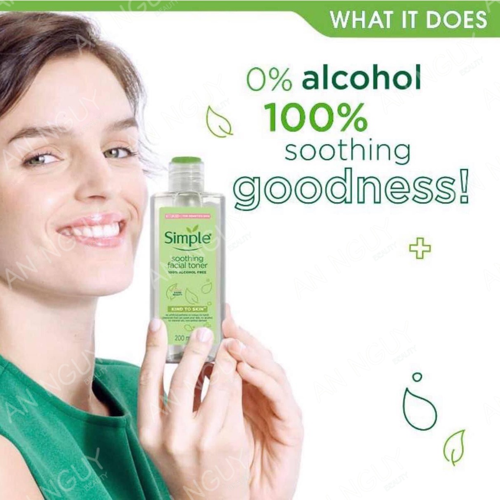 Nước hoa hồng Simple Kind To Skin