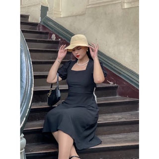 Váy maxi bigsize cột nơ lưng phối màu Holly (bigsize_giare)