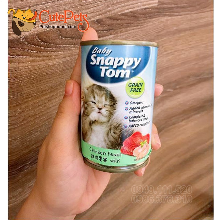 Pate Lon mèo con Baby Snappy Tom 150g - CutePets