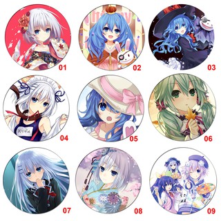 Huy hiệu anime Date alive (nhiều mẫu)