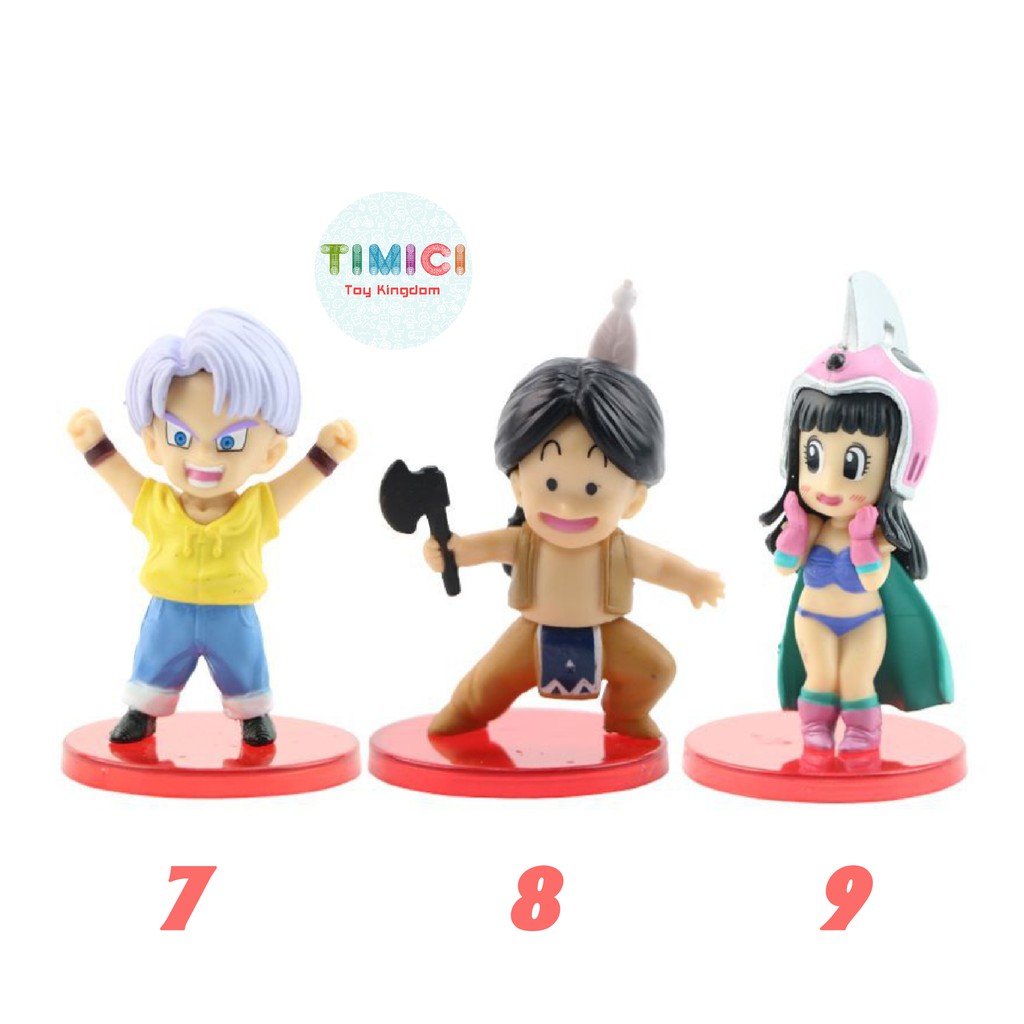 [SON002] Mô hình Dragon Ball - Figure WCF 13 nhân vật cao 8cm