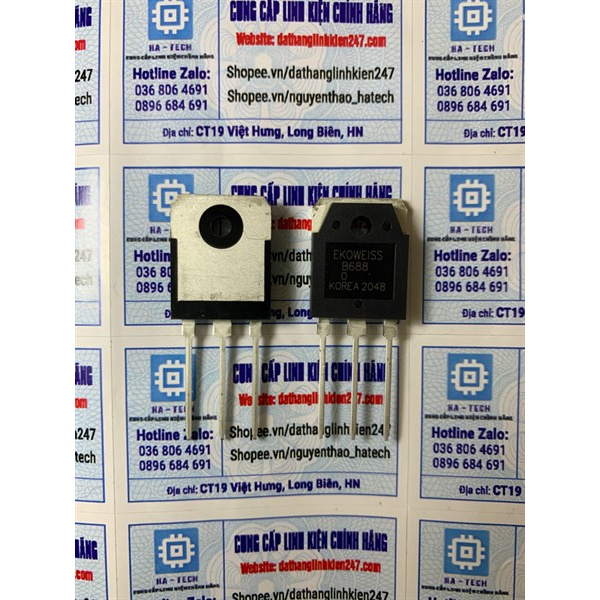 TransisTor PNP 2SB688 KTB688 B688 8A 120V 60W Lưng Đồng Mới Chính Hãng 100%