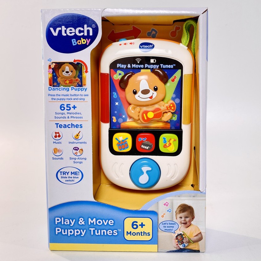 Đồ Chơi Trẻ Em Vtech 80508400 Puppy Tunes Máy Nghe Nhạc Cún Con