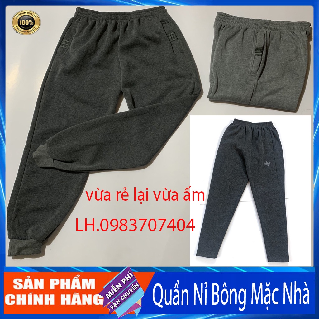 Quần nỉ nam trung niên trung tuổi 🇻🇳PISHOP🇻🇳quần ngủ nam trung tuổi thu đông