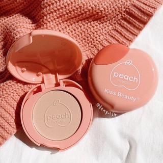 Phấn nén Kiss Beauty phiên bản trái đào Peach Powder🍑