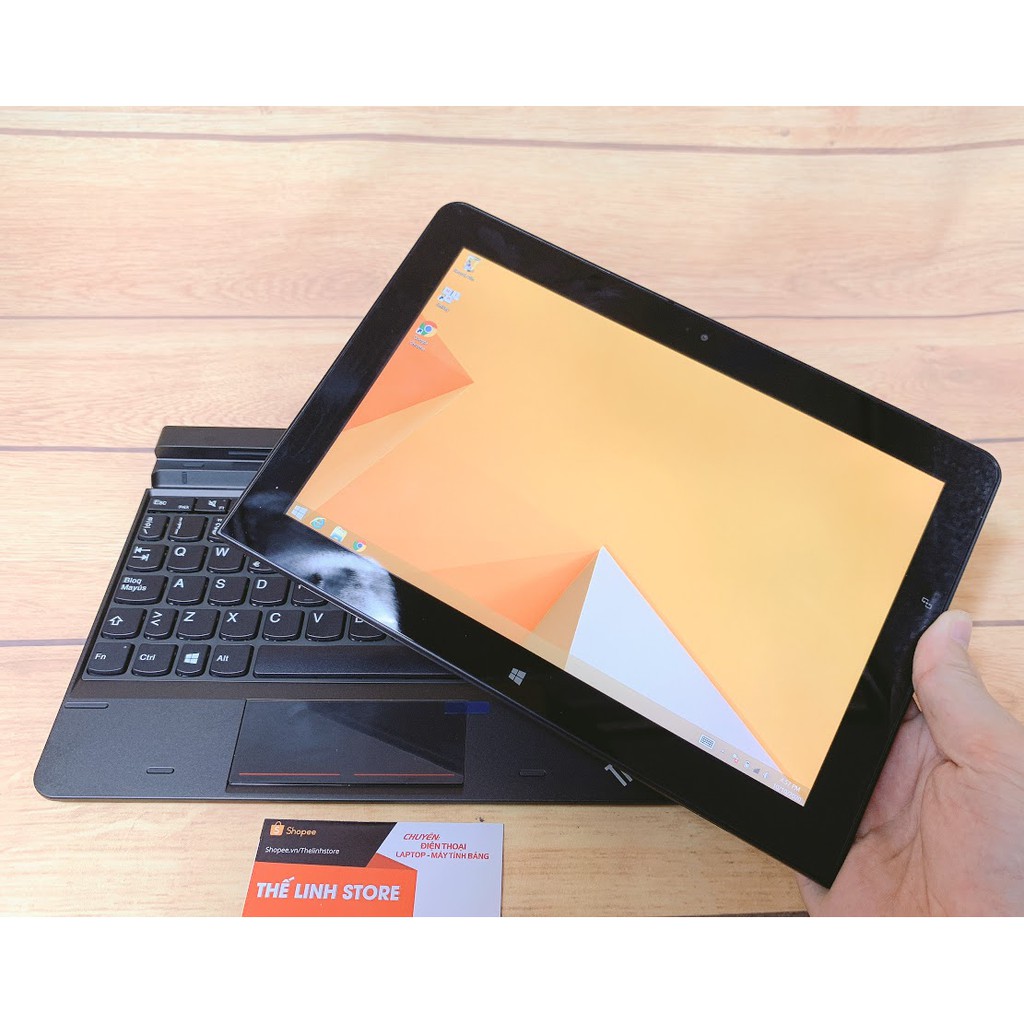 [Mã SKAMA07 giảm 8% đơn 250k]Laptop 2 trong 1 Lenovo Thinkpad 10 - Atom Z3795 64G Window 8.1 Pro | BigBuy360 - bigbuy360.vn