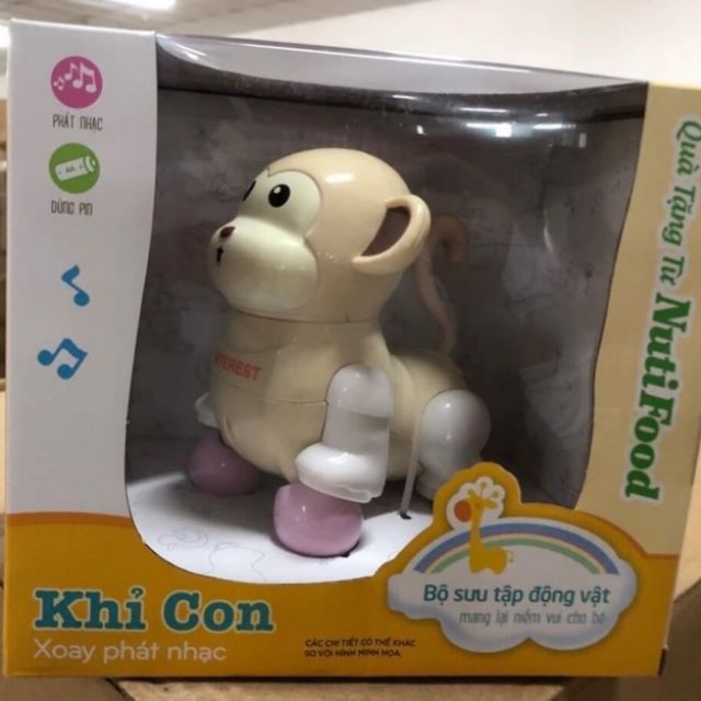 Đồ chơi thú có nhạc cho bé