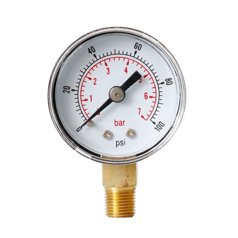 Wer Đồng Hồ Đo Áp Suất Kép Bằng Thép Với Đồng Thau Bên Trong Cho Bình Gas Nhiên Liệu Nước Liqu