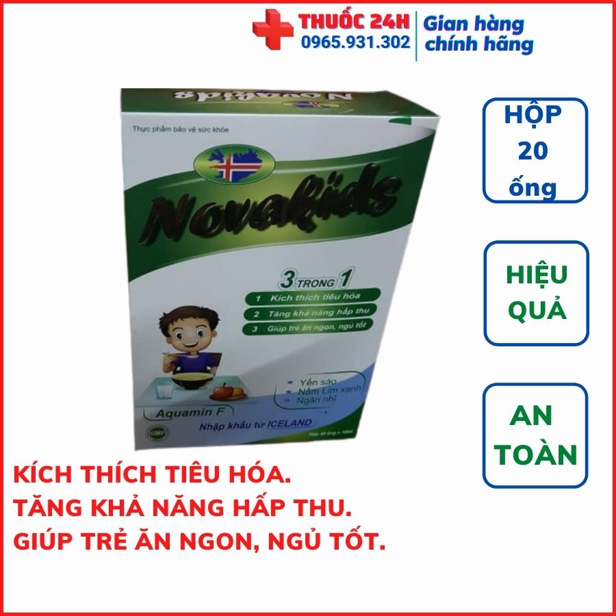 CHÍNH HÃNG) Siro NOVAKIDS, hỗ trợ kích thích tiêu hóa giúp ăn ngon ngủ tốt và tăng cường sức đề khán