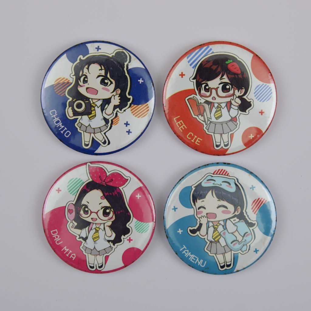 Huy Hiệu Lớp học SIQI Tròn Cài Áo Balo Túi Xách của Lioleo Kids