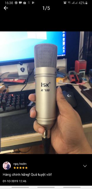 COMBO LIVESTREAM THU ÂM MIC ISK AT100 - SOUND CARD H9 - FULL THIẾT BỊ