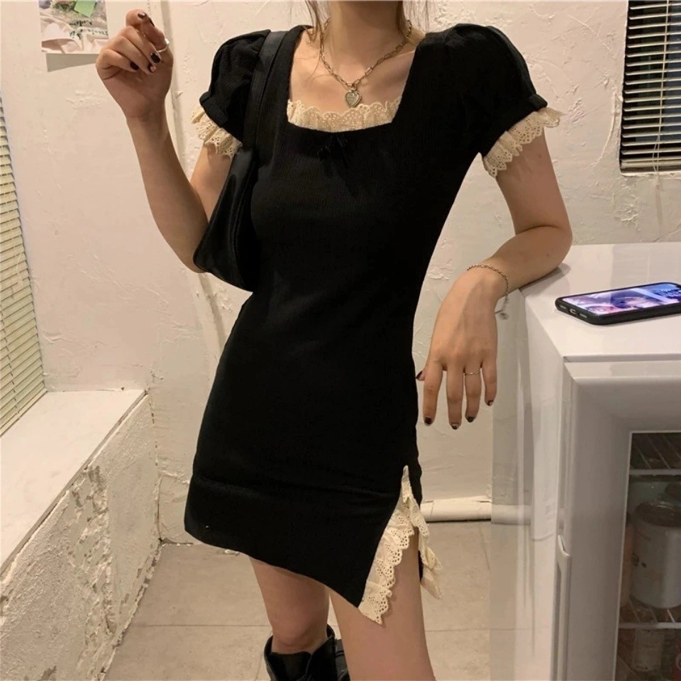 Đầm Tay Ngắn Dáng Ôm Thời Trang Mùa Hè Cho Nữ | BigBuy360 - bigbuy360.vn