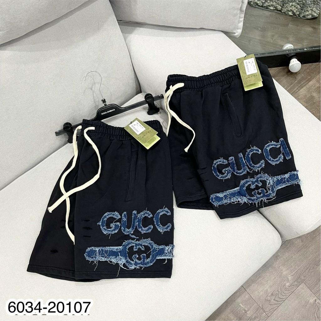 Quần Đùi Nam Gc Họa Tiết Rách Nhẹ Cực chất - Quần Cộc Nam Gc Họa Tiết Rách Nhẹ Thoáng Mát DT FASHION MENWEAR