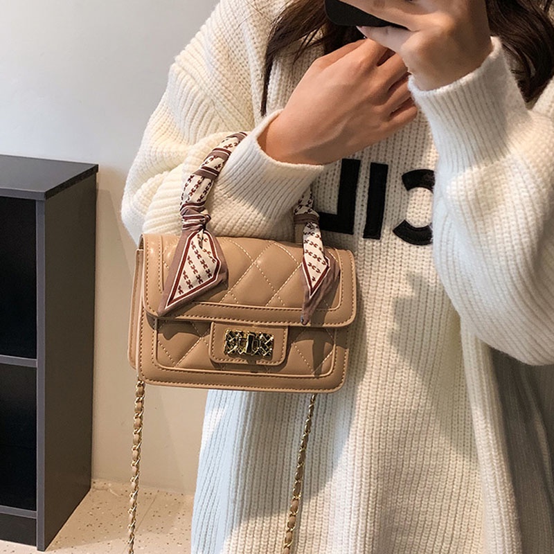 Túi đeo chéo IELGY hình vuông cỡ nhỏ thời trang cao cấp cho nữ